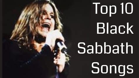 black sabbath top 10 songs